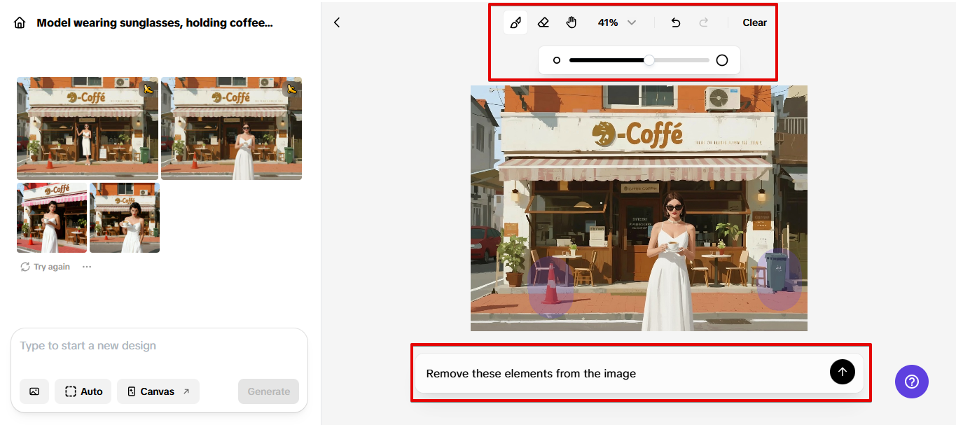 Herramienta de edición con IA en Pippit