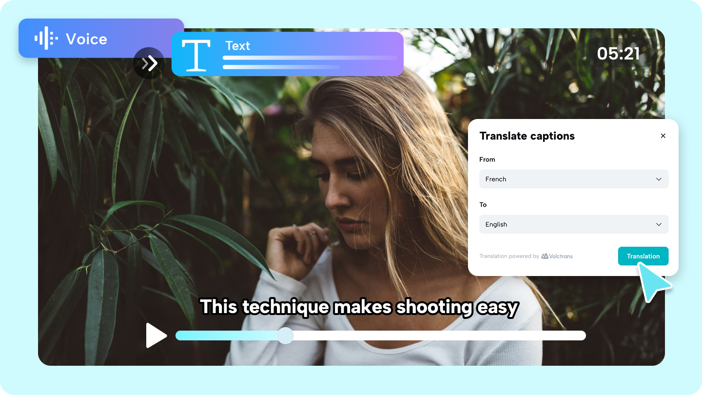 translate video to english