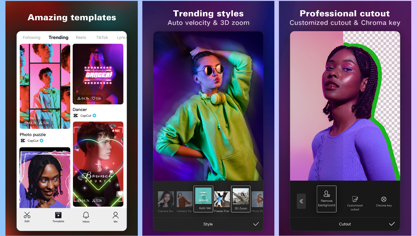 CapCut App photo enhancer