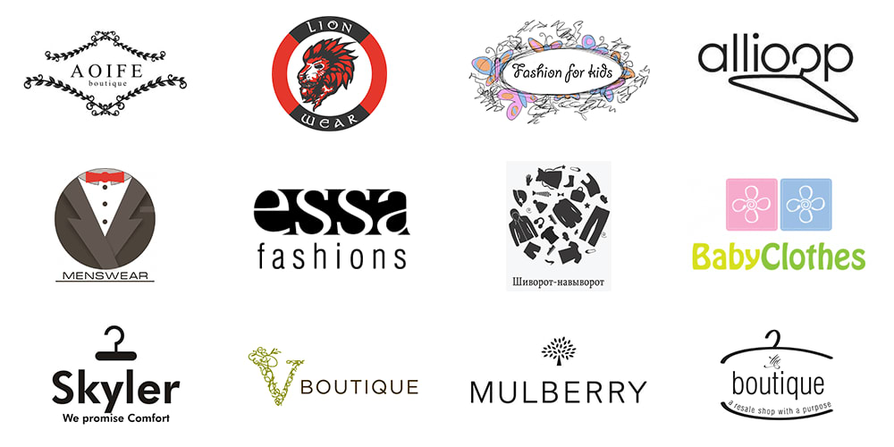 Keeping a simple free clothing logo design