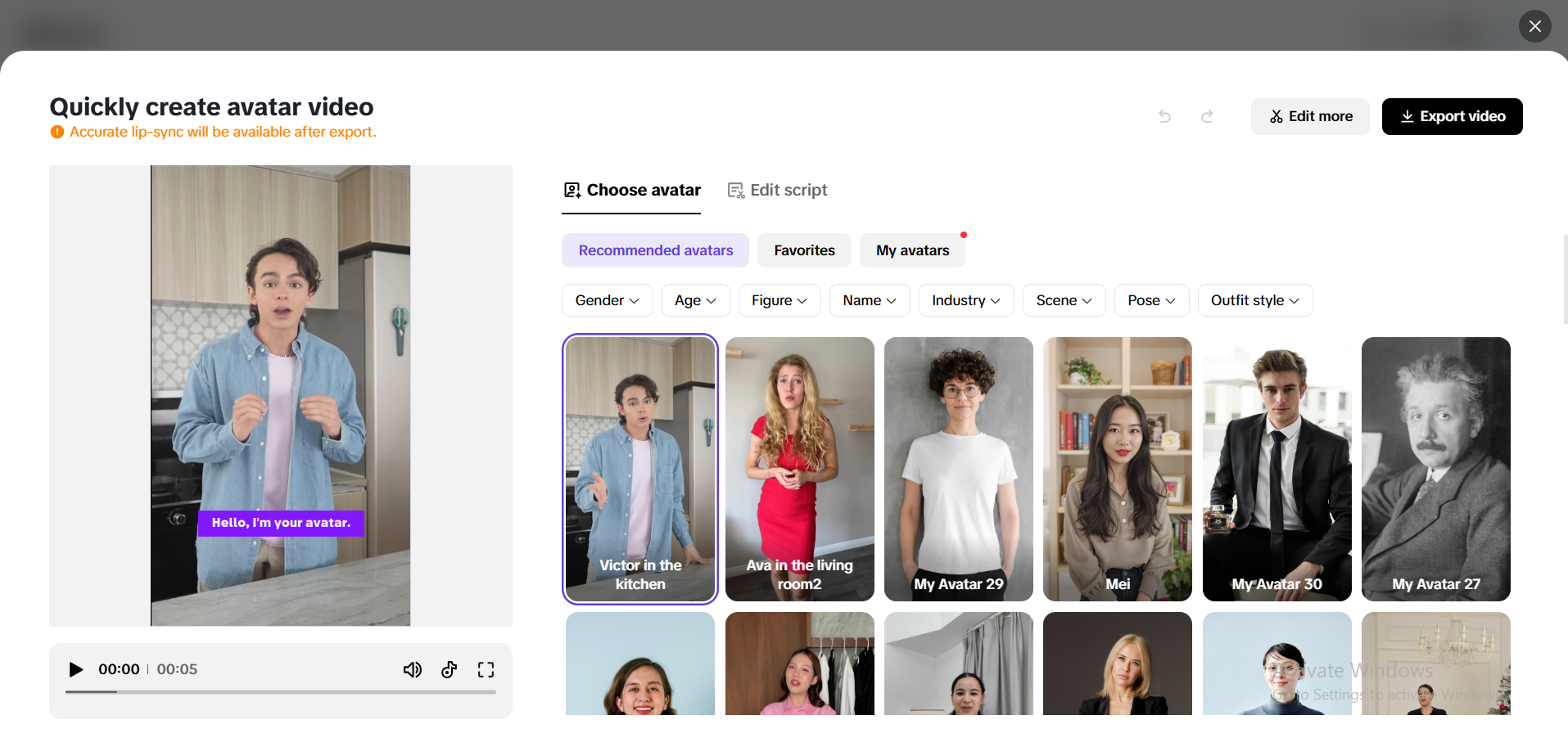 Bring reactions to life with AI avatars