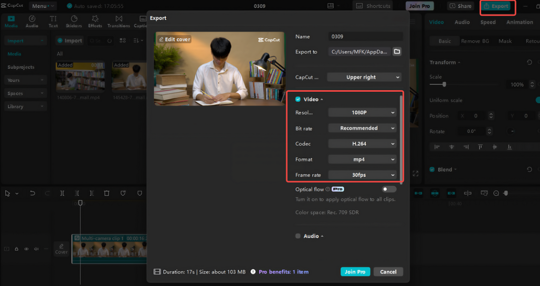 Xuất video nhiều camera