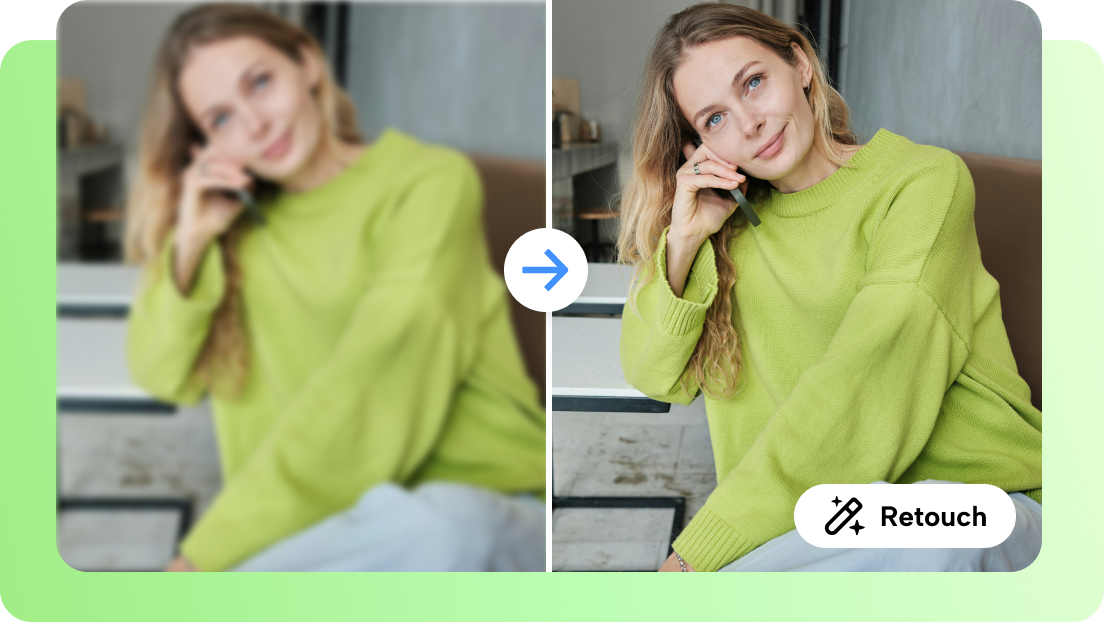 ascuțiți imaginea cu Intelligent Retouch