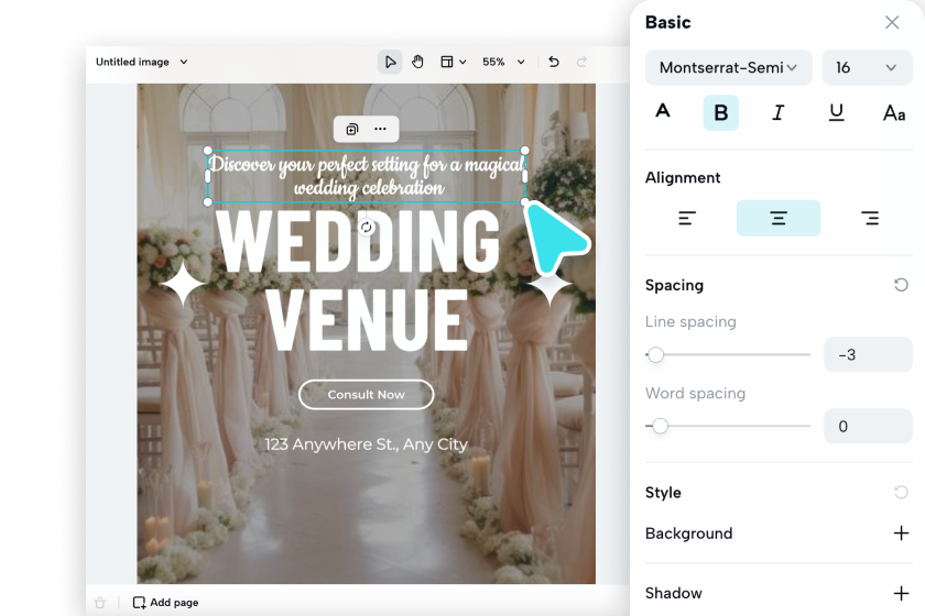 Edit and customize