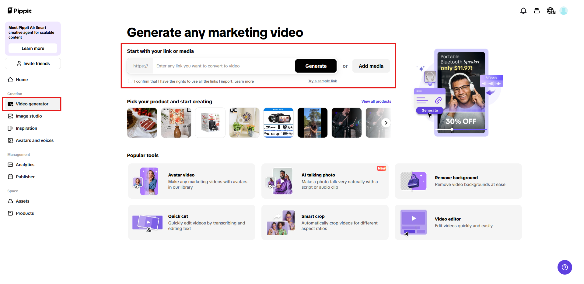 Video generator
