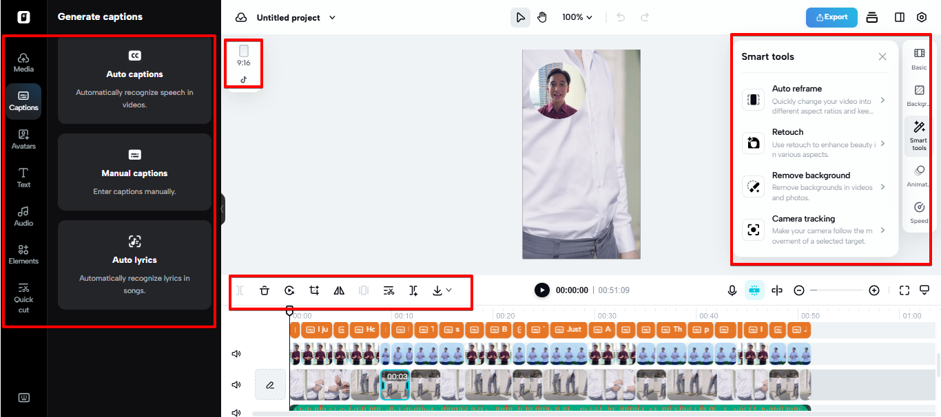 Advanced video editor