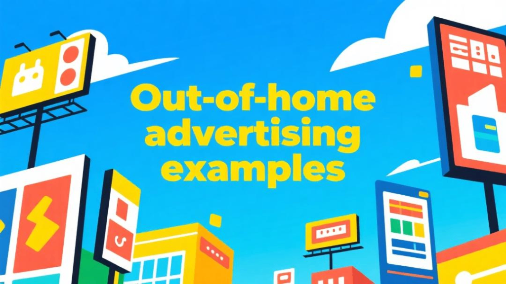 Examples of out-of-home advertising