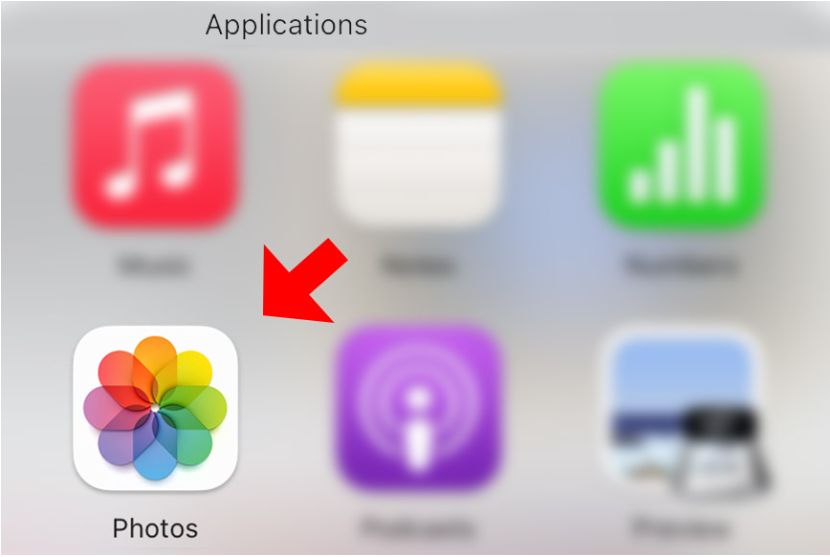 Accessing the Apple photo editor on Mac