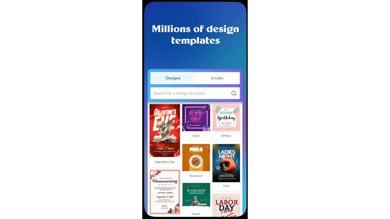 PosterMyWall poster generator