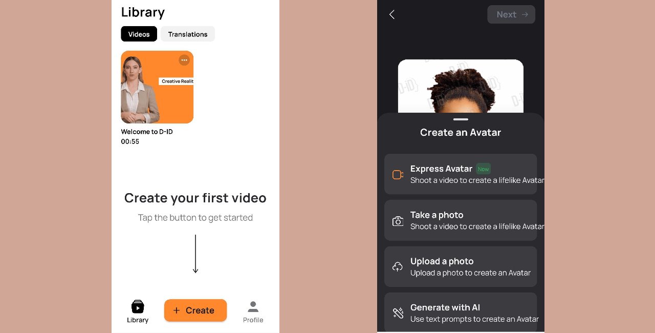 D-ID talking photo app