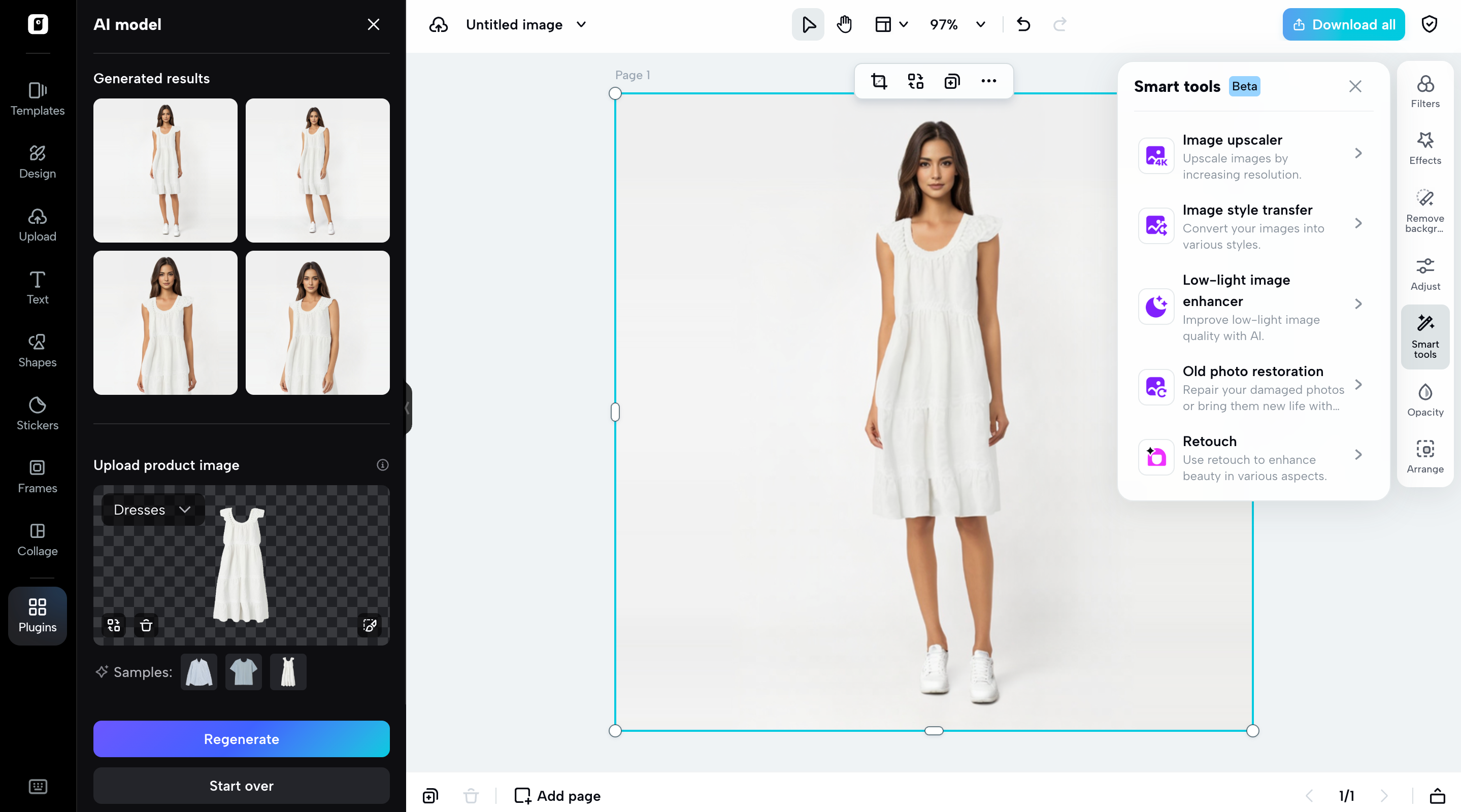 Edit and export