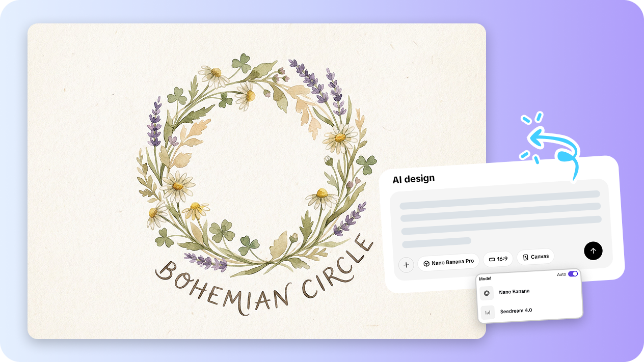 Generate custom AI portraits in seconds, with one click