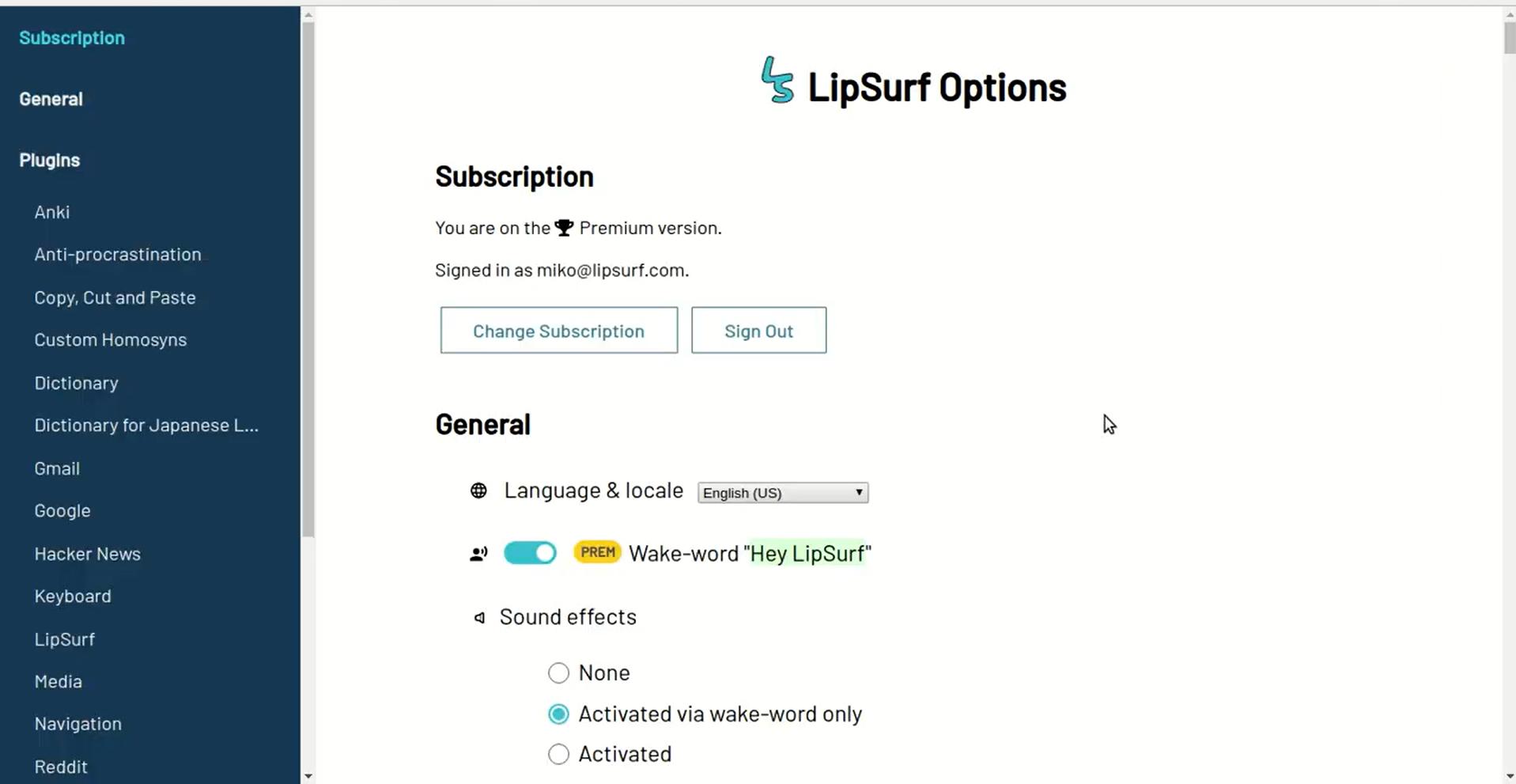Lipssurf - extensão do Chrome para converter texto em fala por comando de voz