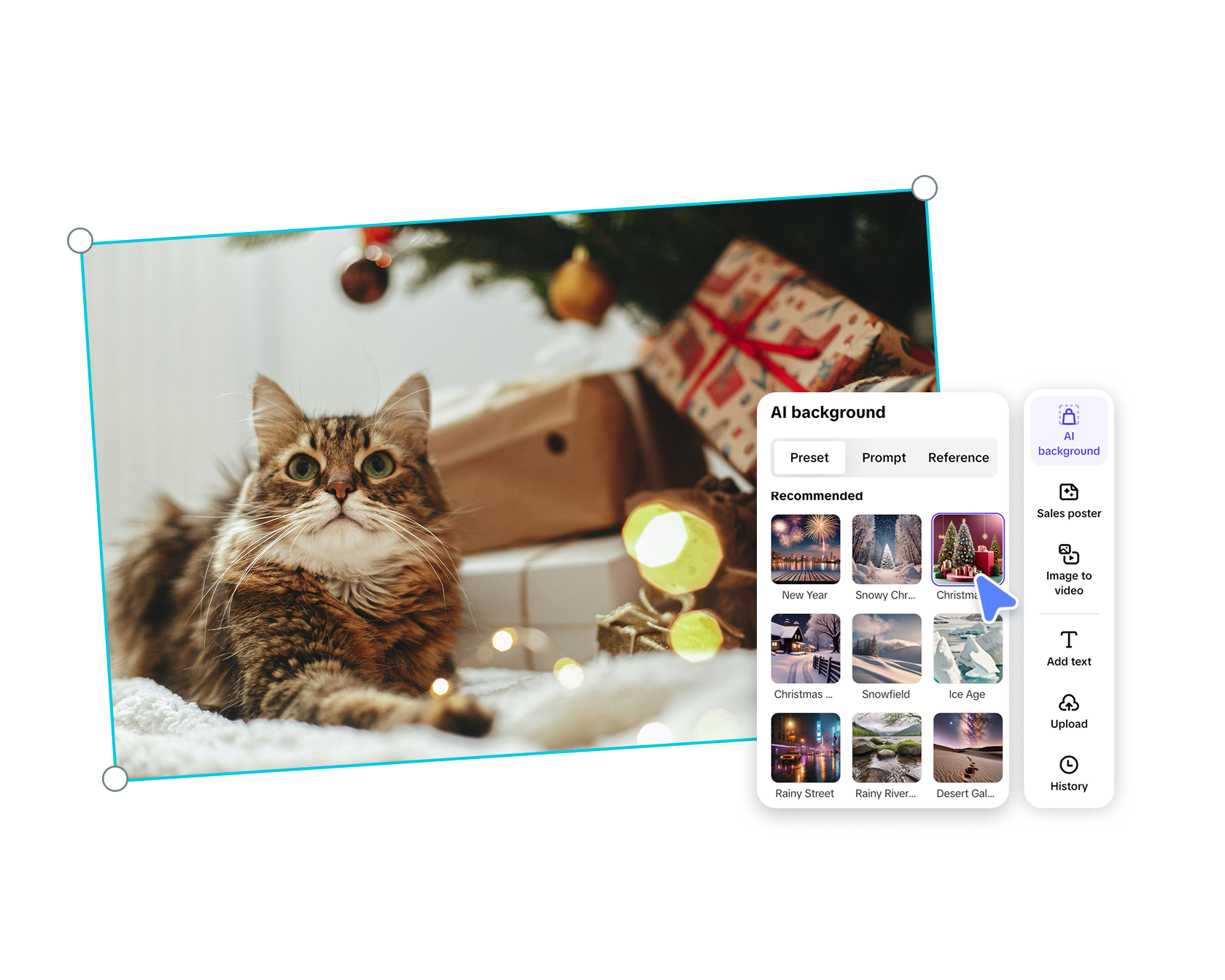 Free Christmas Background Maker