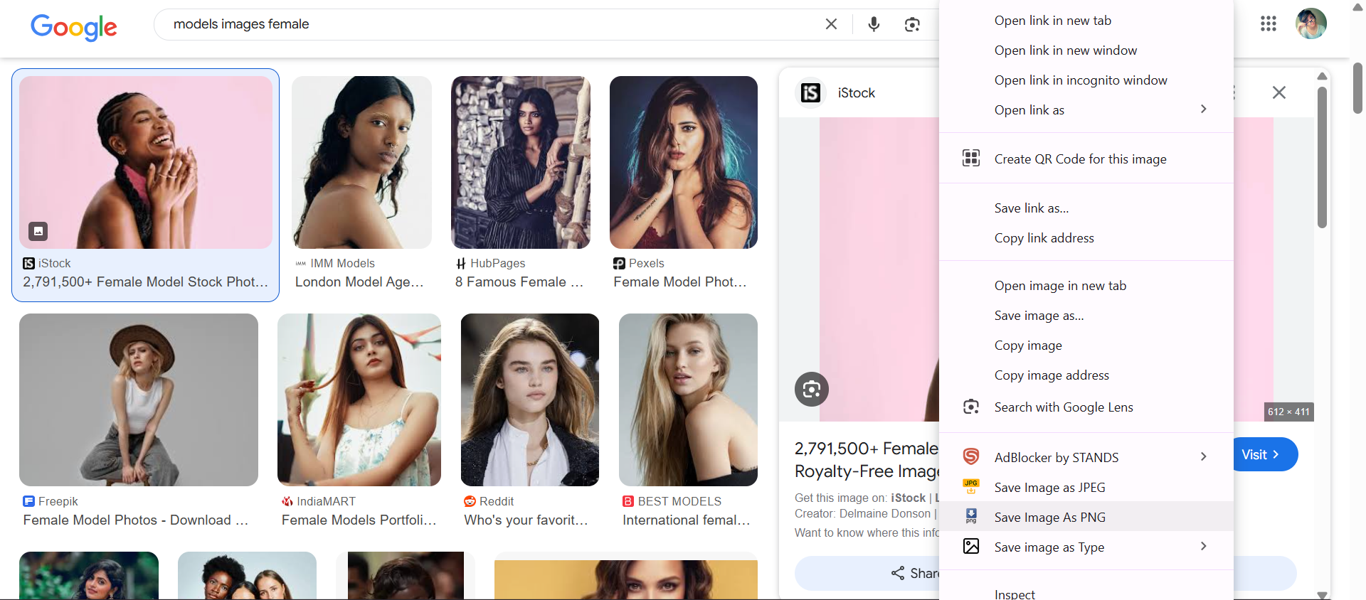 Enregistrer l'image en tant qu'extension PNG