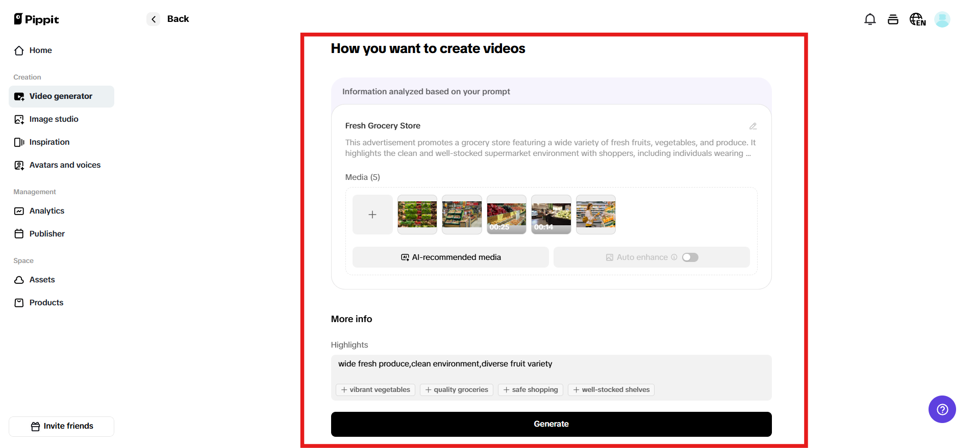 How you want to create videos