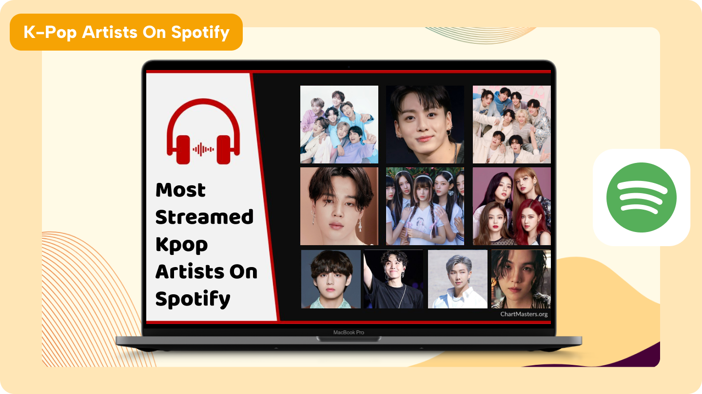 Meistgestreamter Kpop-Künstler auf Spotify