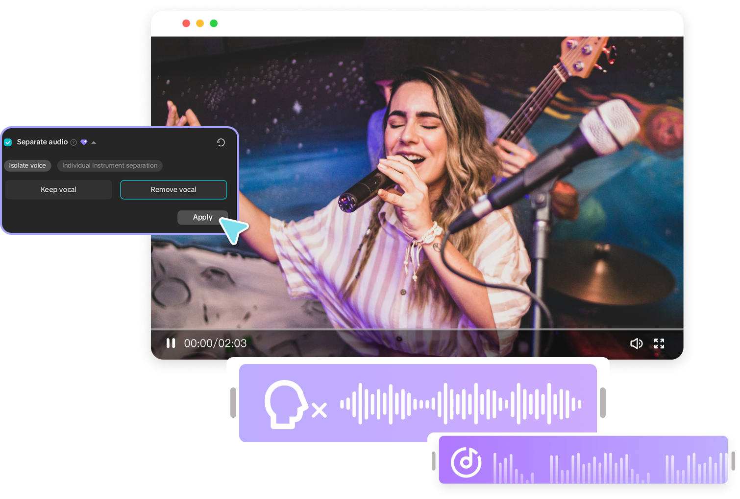 Quitar Voz con IA: Elimina Voces de Canciones al Instante