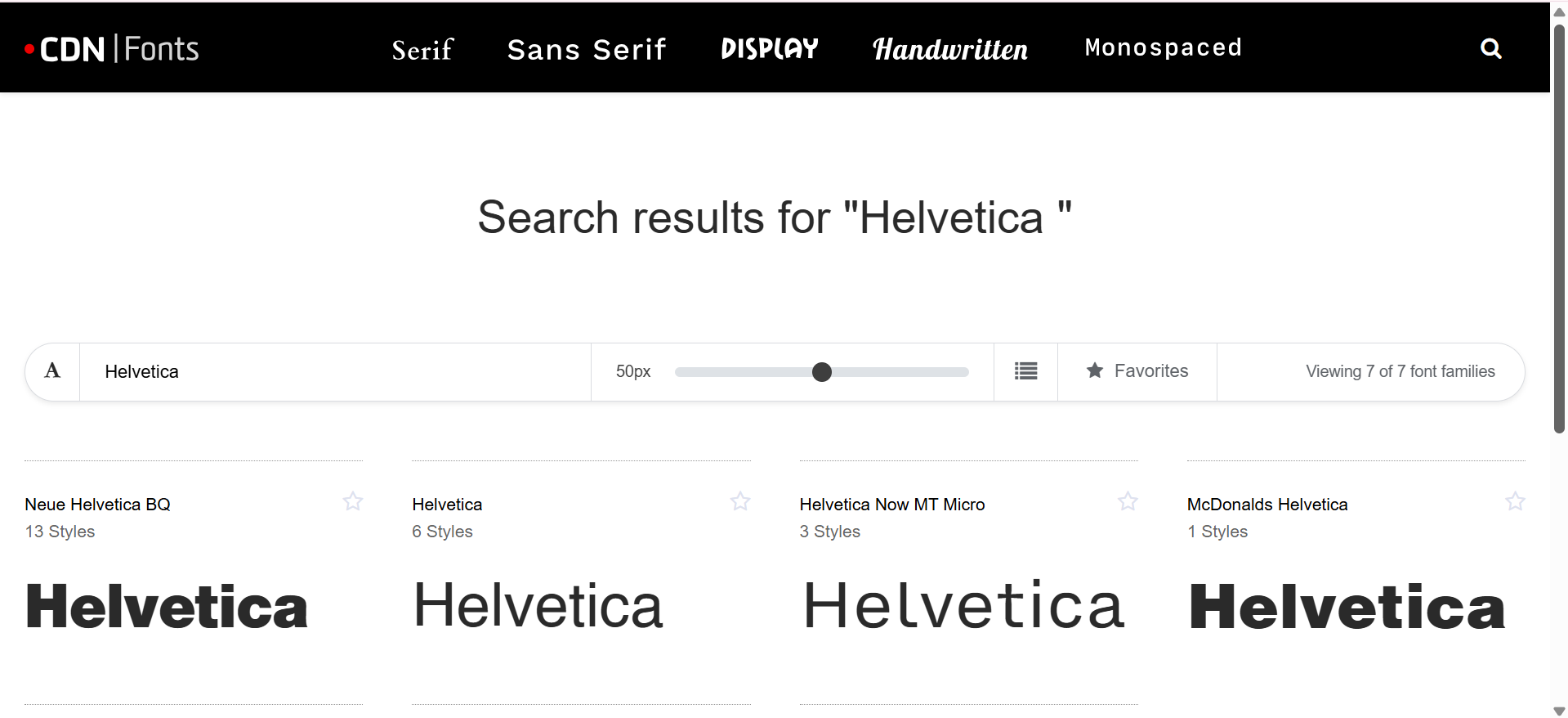 CD NFonts-Helveticaフォントを生成するための完璧なツール