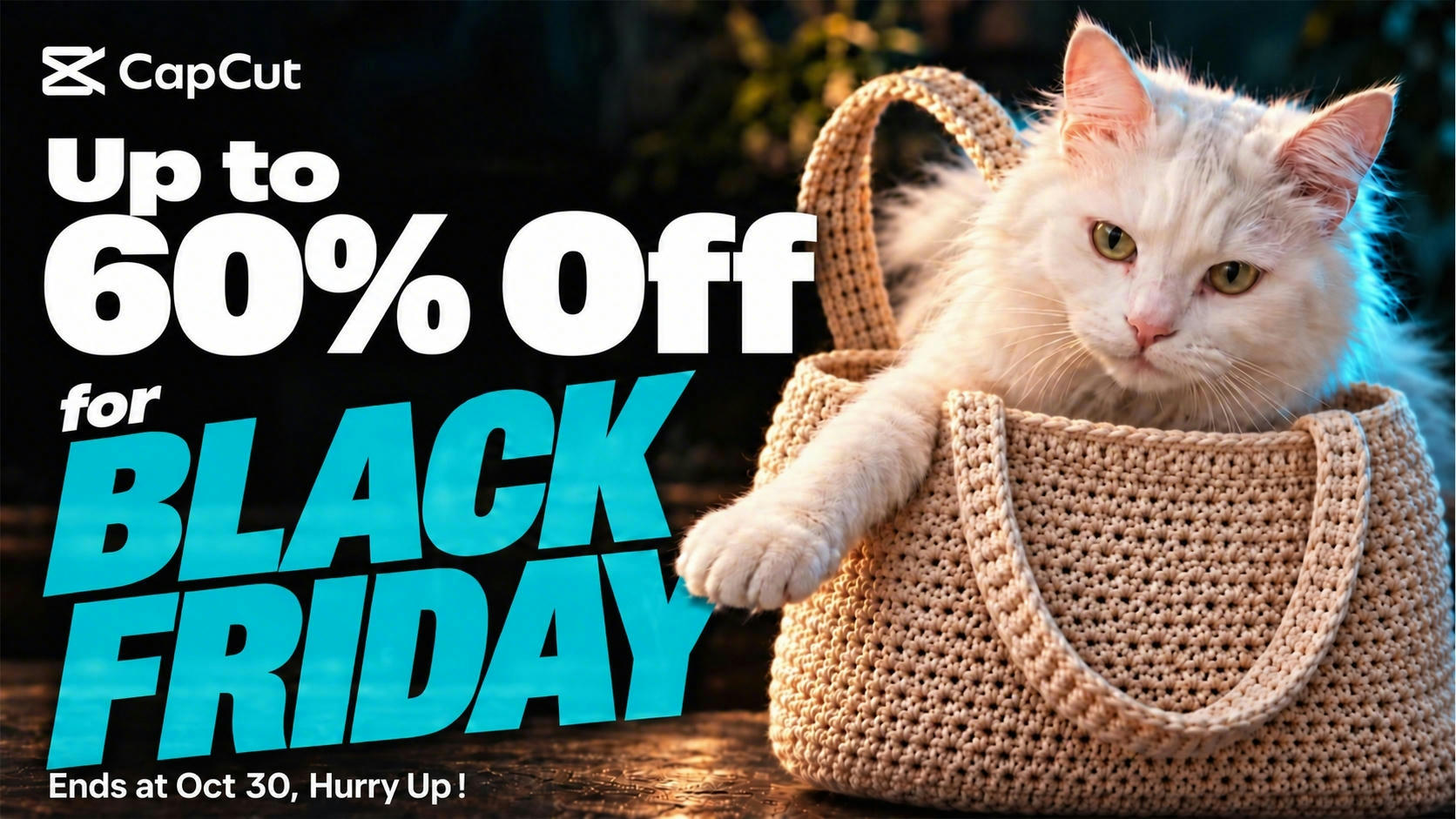 Up to 60% off the first year of CapCut Pro and Ultra on desktop