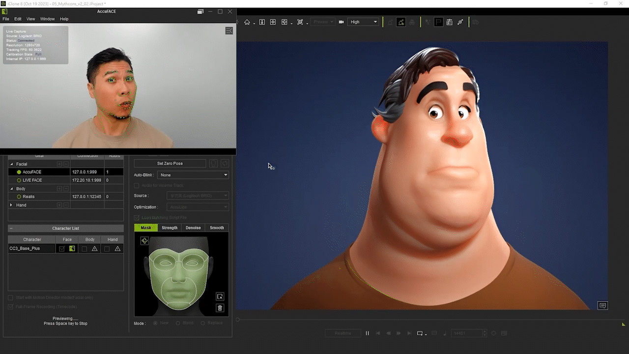 Interface de Reallusion - Générateur vidéo de dessin animé IA sur PC