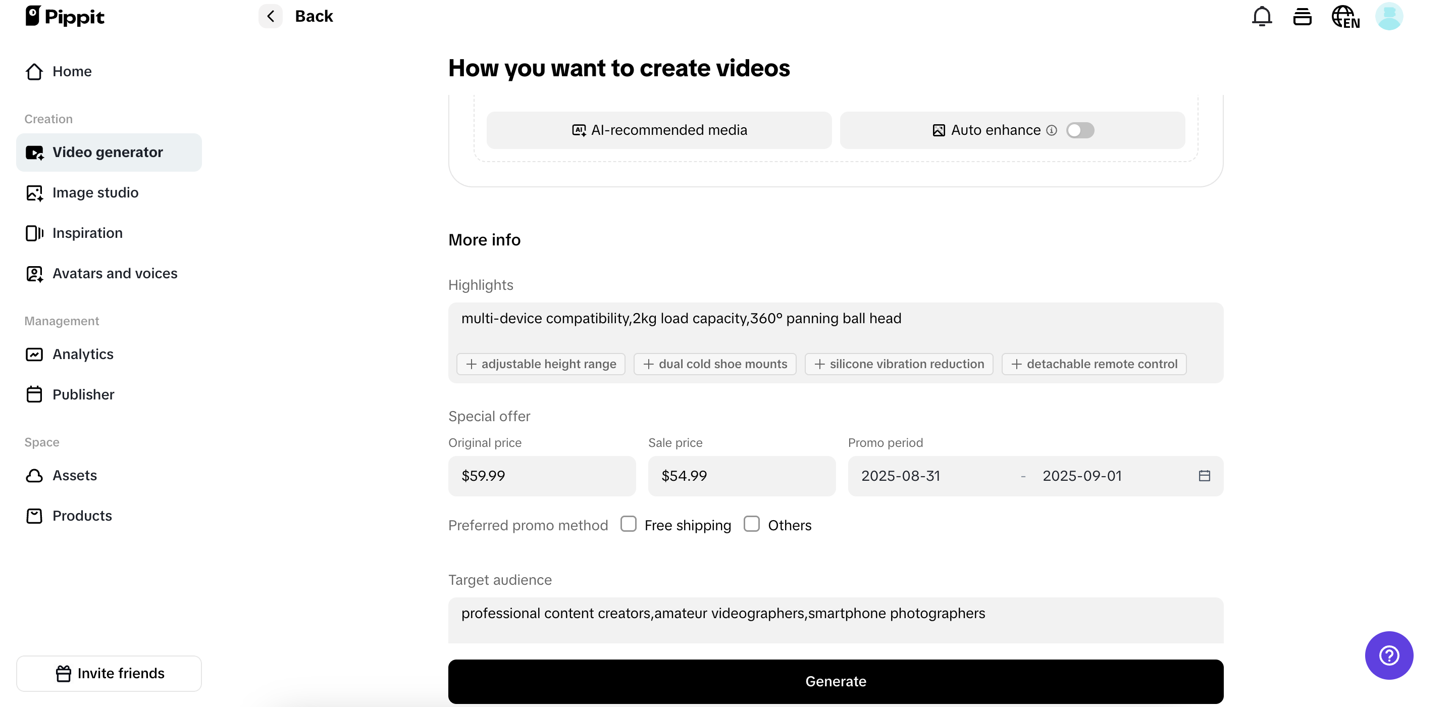 Personaliza la configuración de tu contenido digital