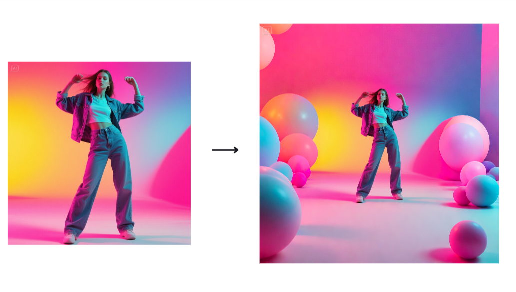 Expand feature in Dreamina