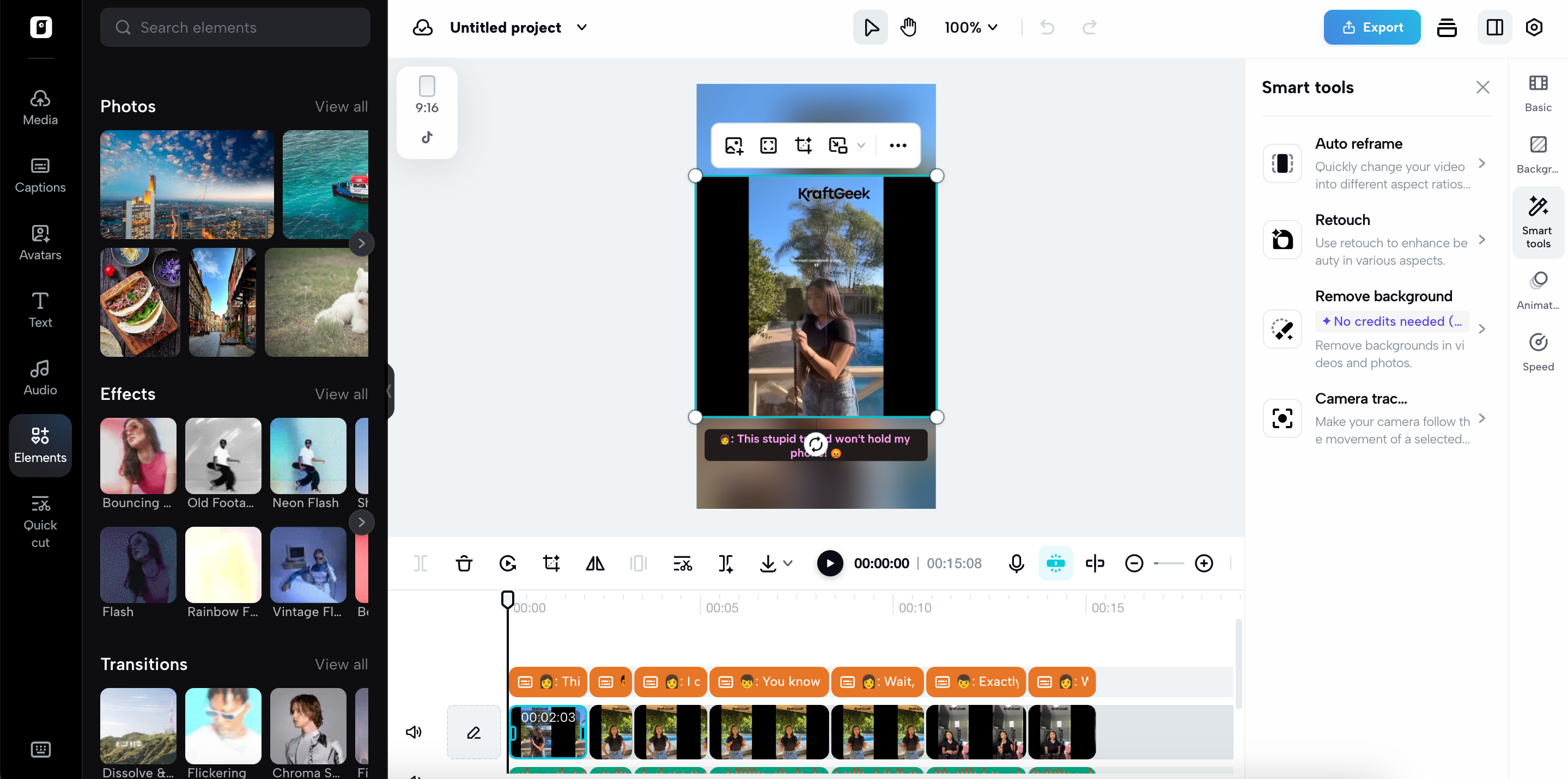 Advanced video and image editing