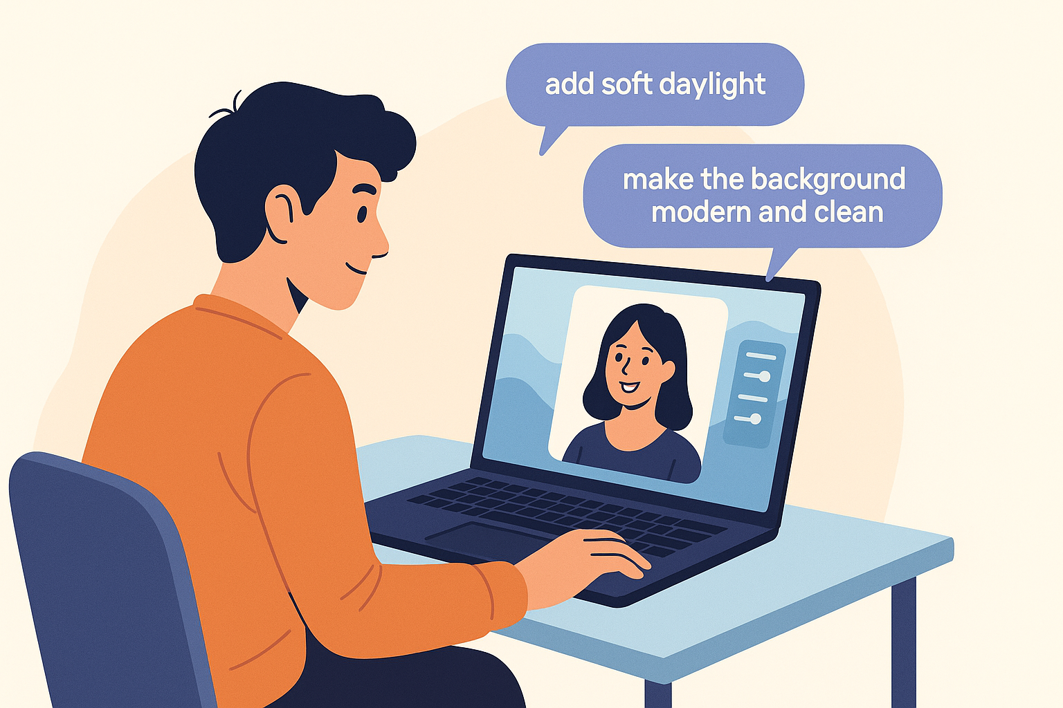 Edit a photo with AI prompt