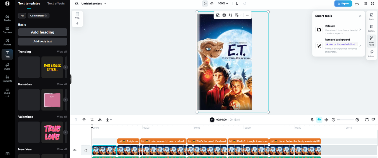 AI-powered scene editing