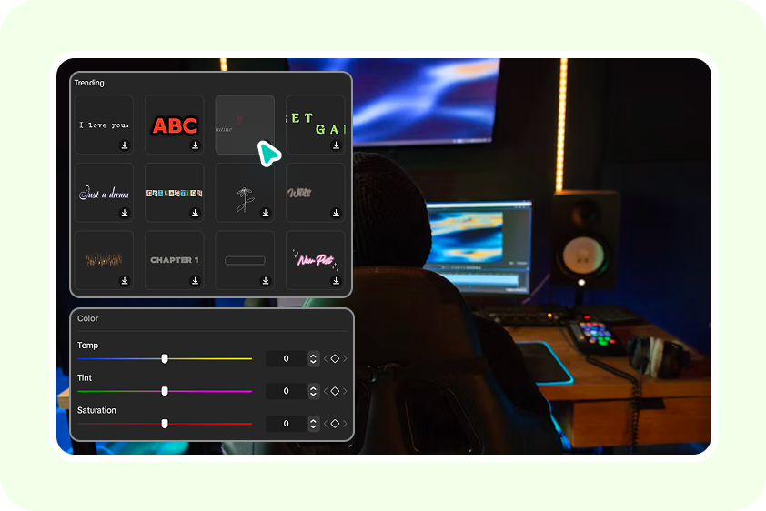 Customizable GIF options for professional use