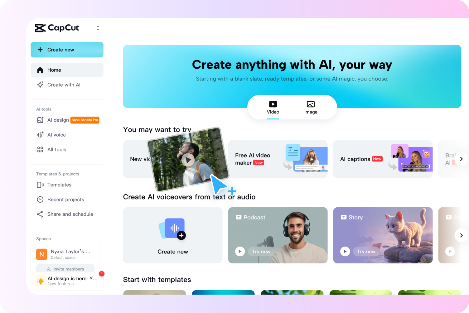 Upload video file
