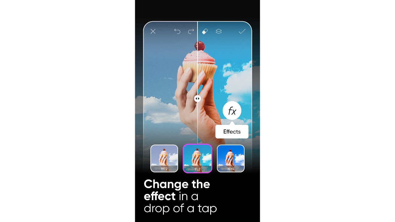 PicsArt AI photo filter app