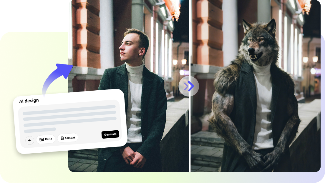 Create human to aninal hybrid