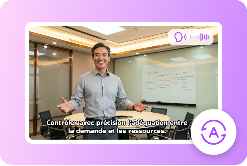 AI 將影片翻譯成不同語言