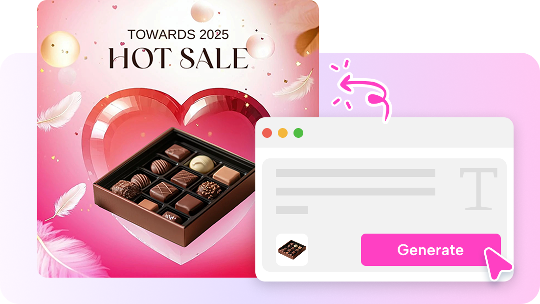 AI poster generator for matching multi-platform ads