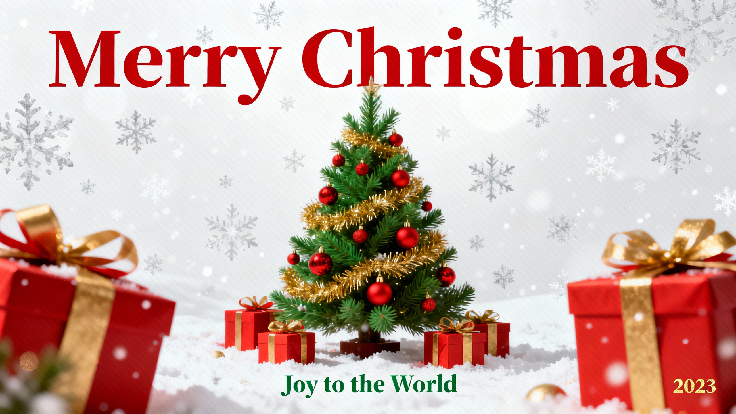 Christmas banner design overview