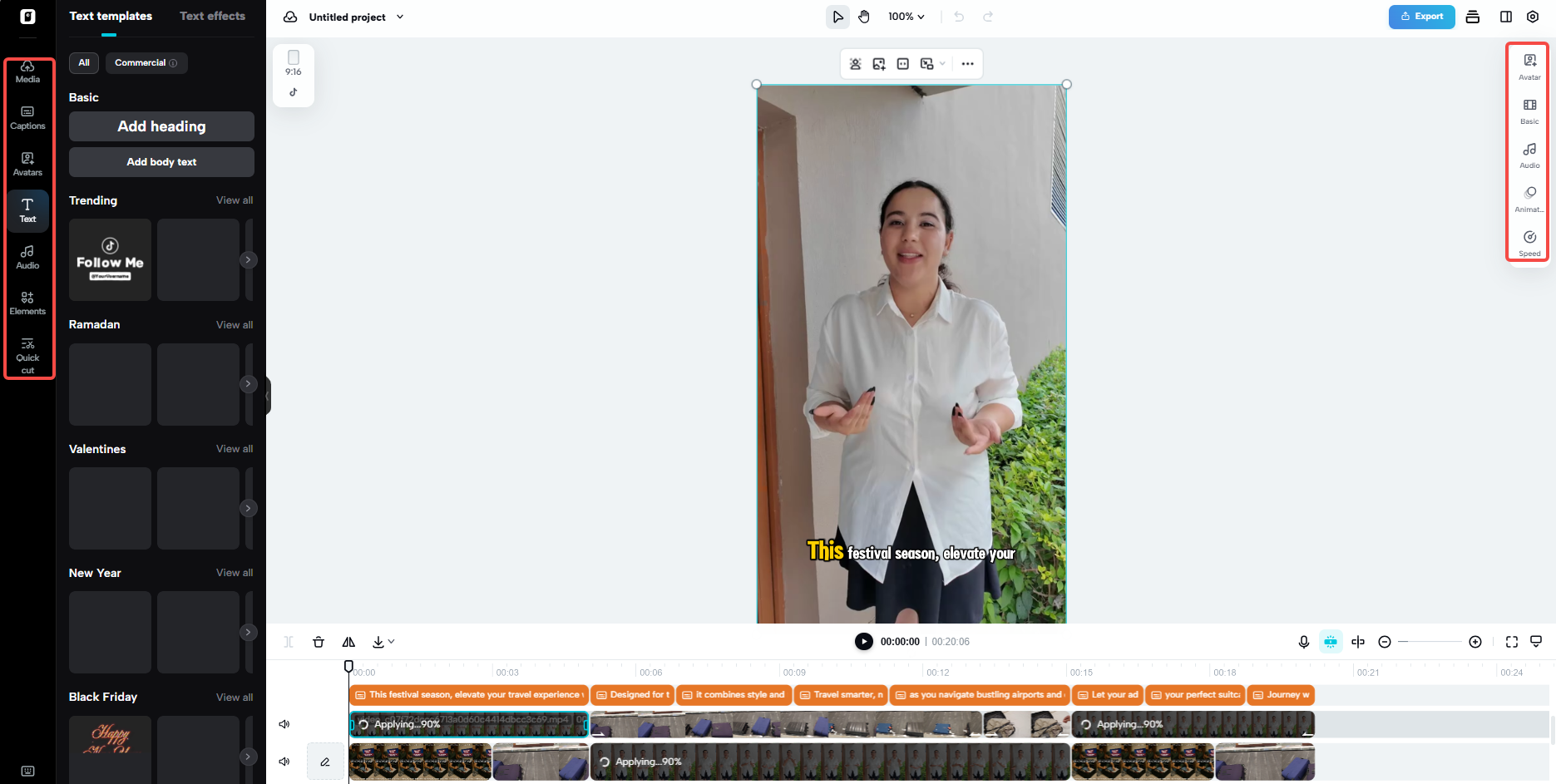 Customize your video