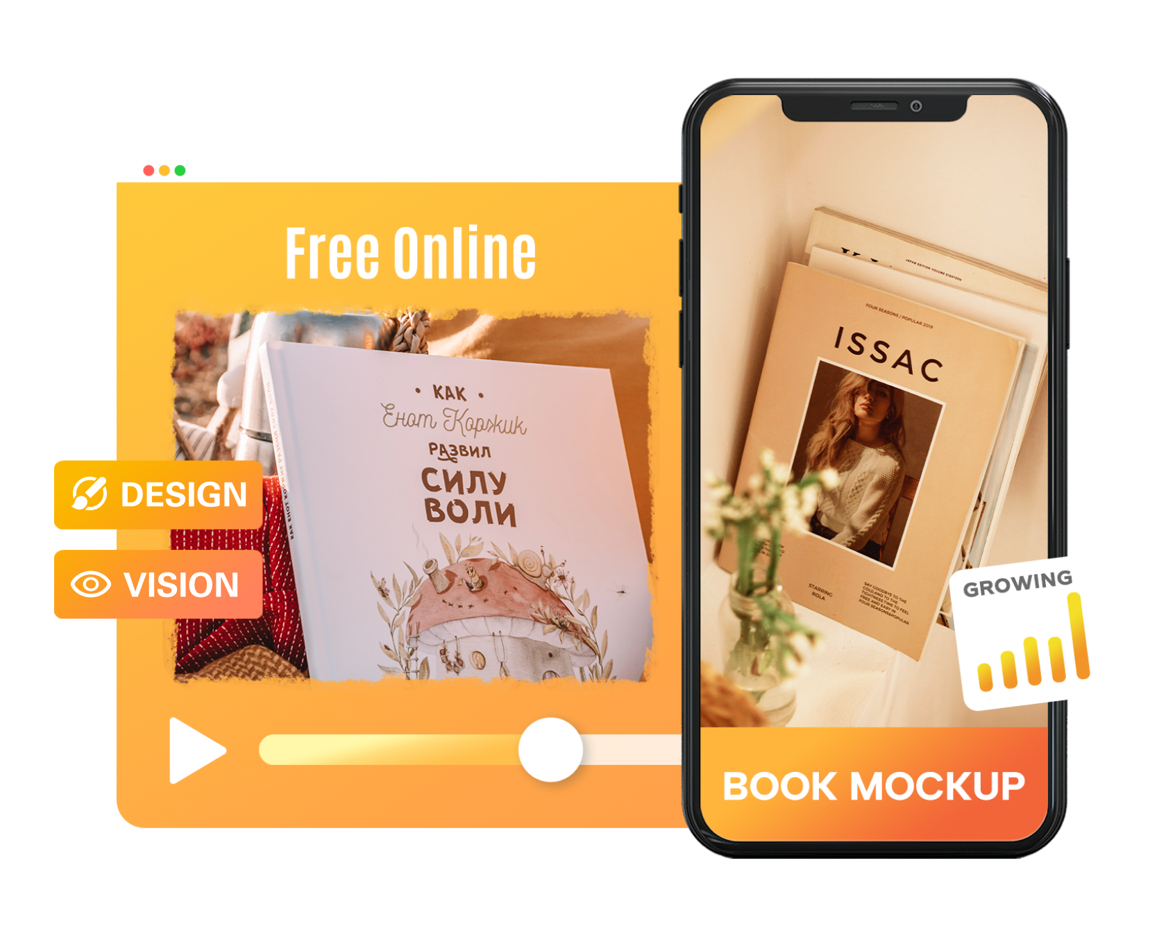 gerador de mockup para livro online e grátis