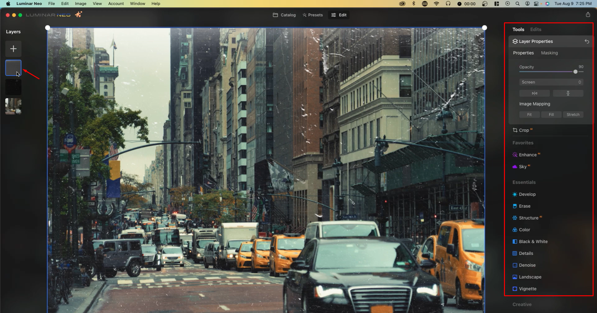 Luminar Neoで画像にプリセットを適用する