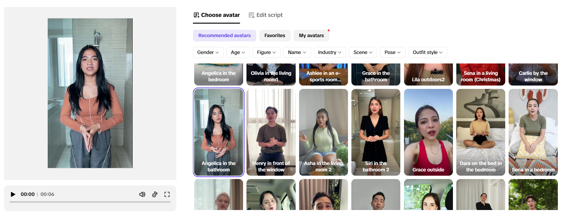Customizable AI avatars