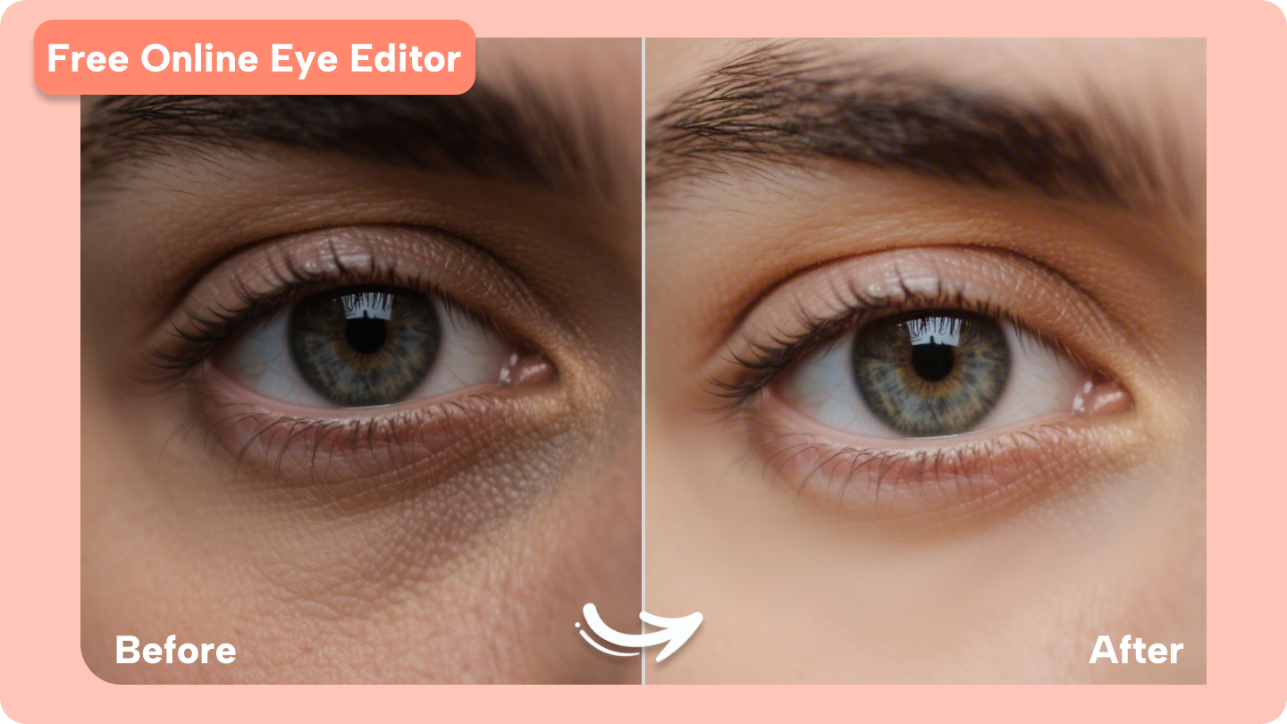 Editor de fotos de olhos grátis online