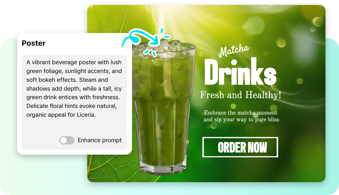 Transform text into images