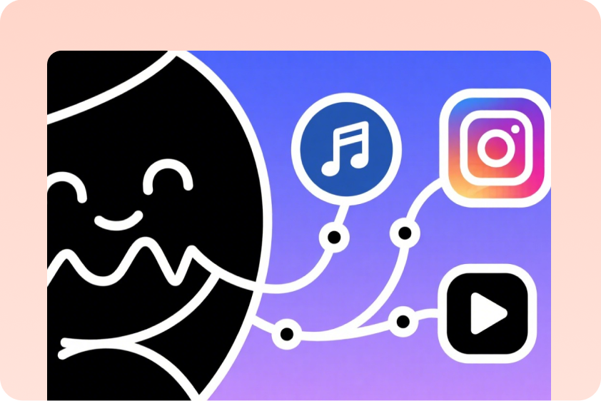 Create fun singing pictures for social media