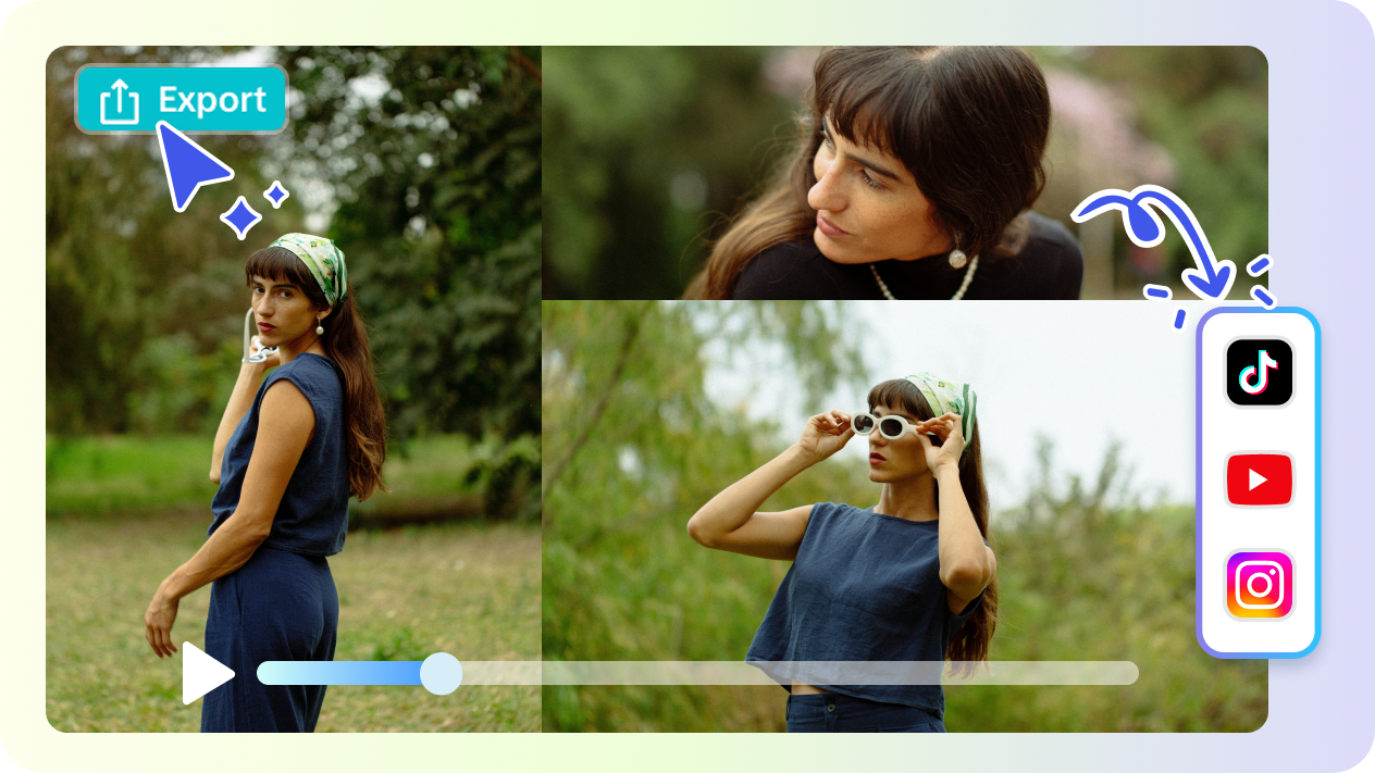 Поділіться своїм відео від виробника відеоколажів Capcut