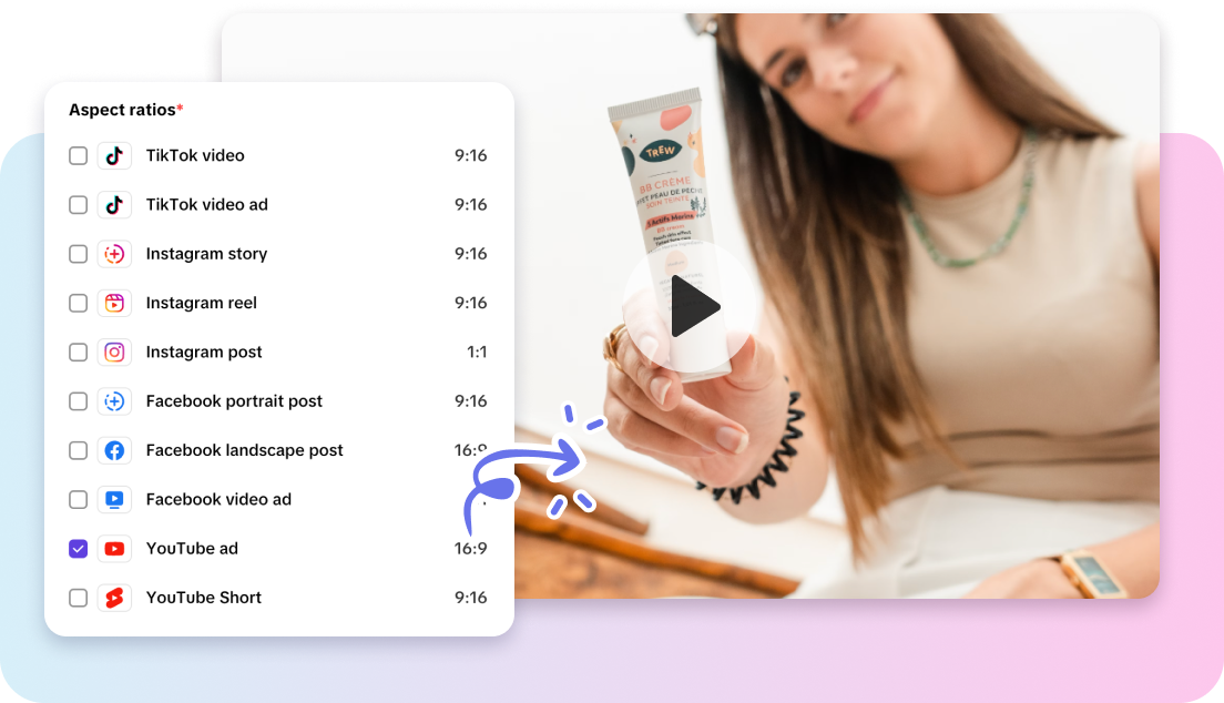 Crop video online