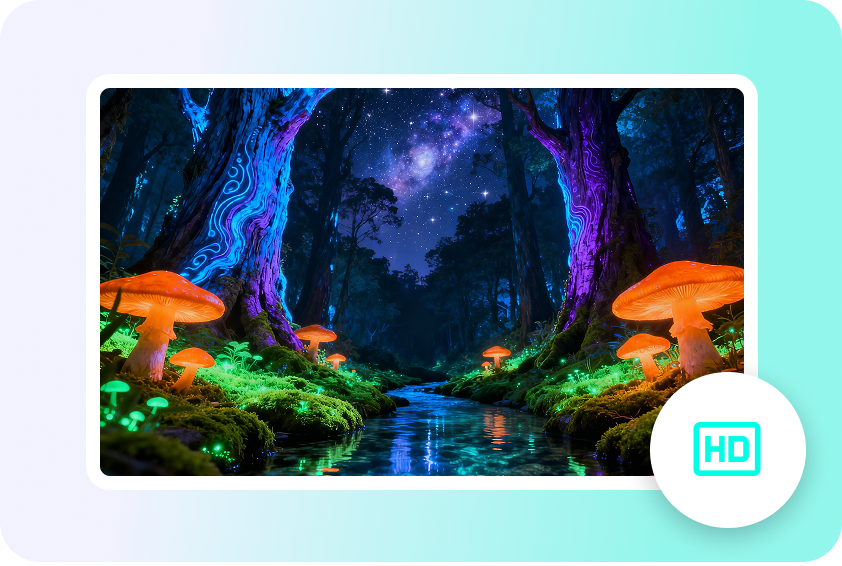 Immagini vivaci e colorate