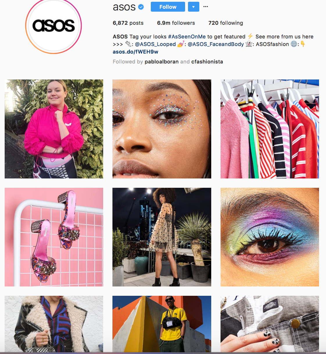 Chiến dịch quảng cáo hình ảnh ASOS