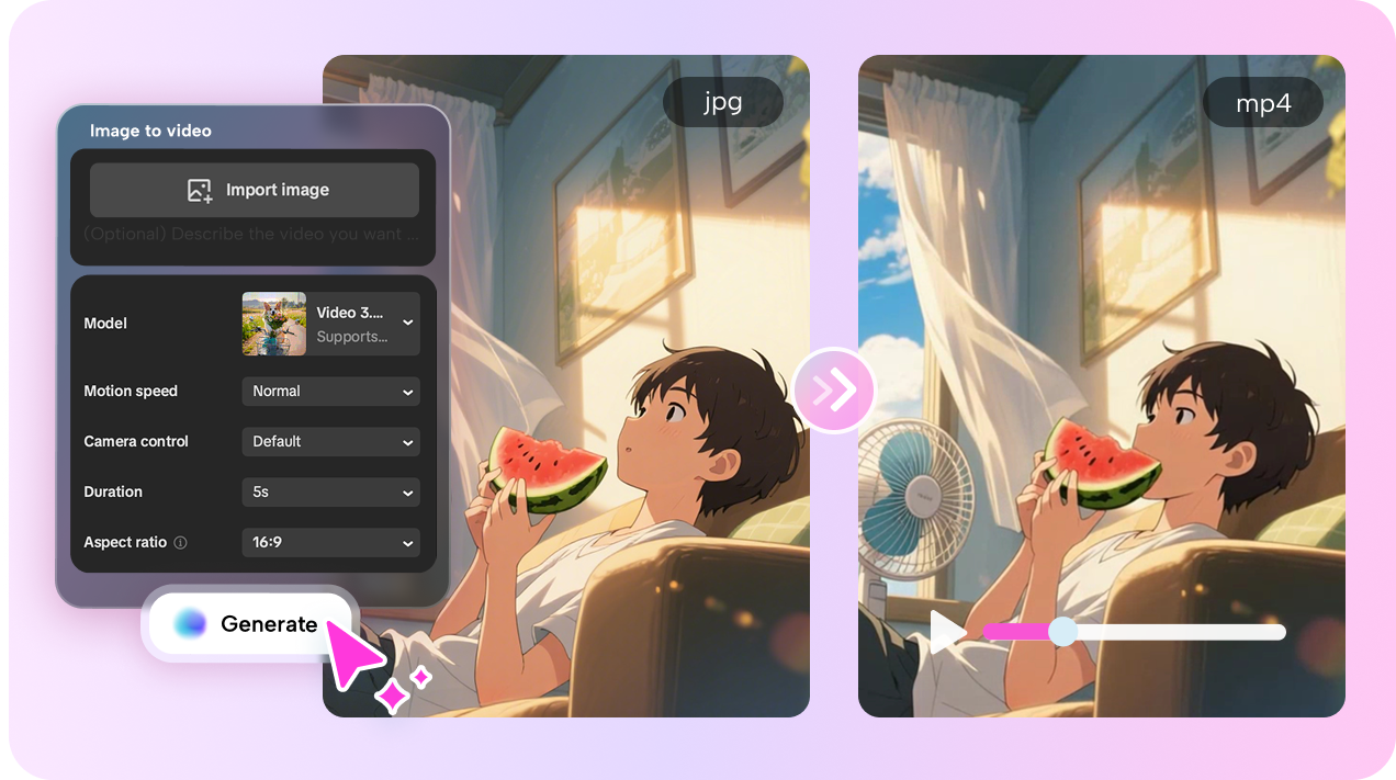 CapCut anime character generator AI for video creation
