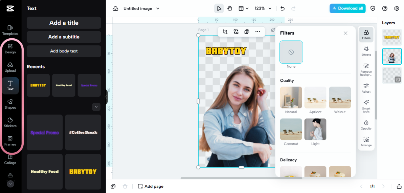Export your professional result